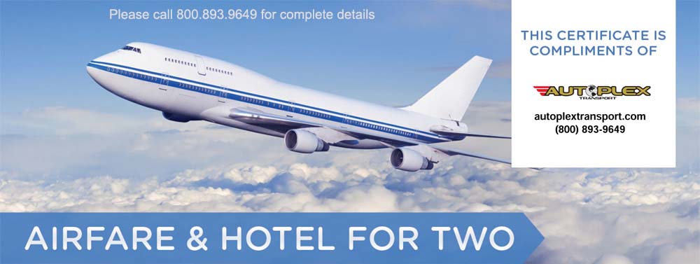 Air Fare & Hotel for 2