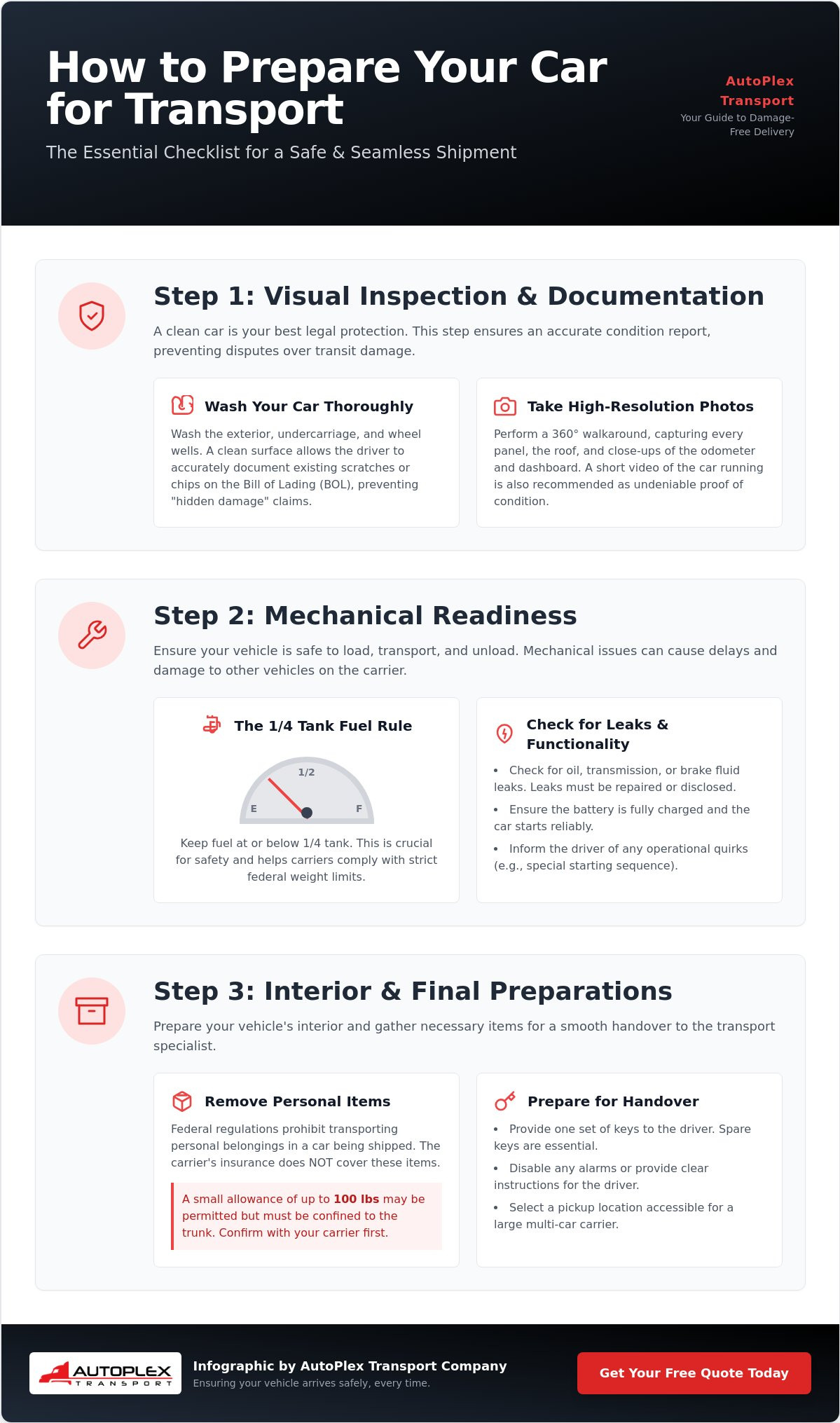 How to Prepare a Car for Transport: The Ultimate 2026 Checklist