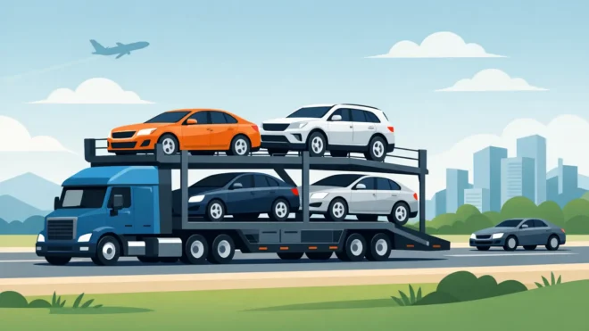 Open Carrier Car Shipping Explained
