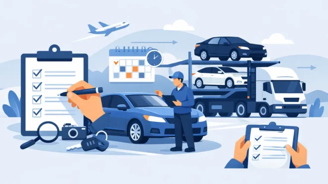 Auto Shipping Checklist Before Pickup Day