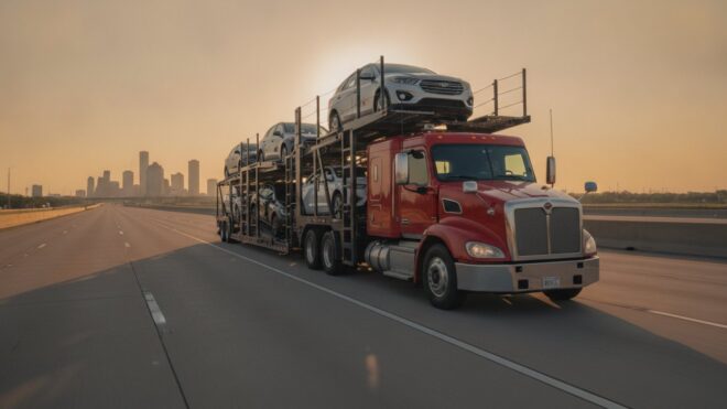 Open Car Transport in Houston: The 2026 National Logistics Guide