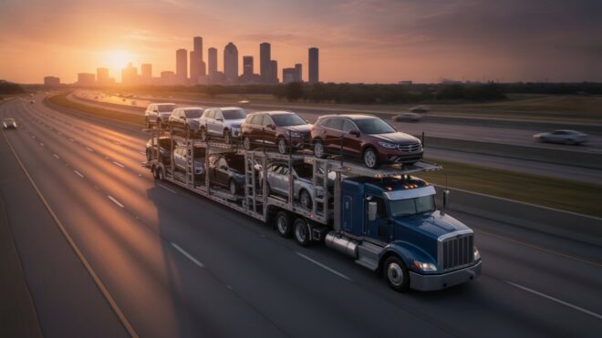 Open Car Transport in Houston: The 2026 National Logistics Guide