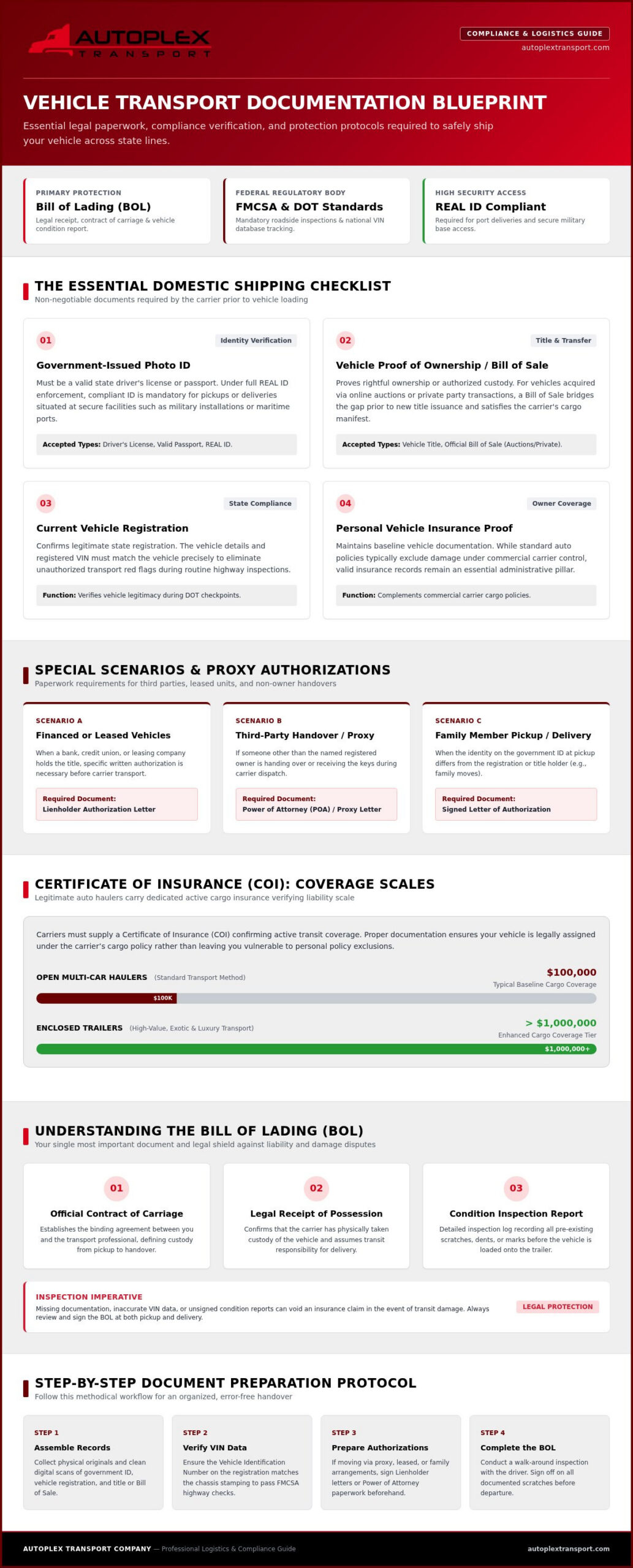 Car Shipping Documents: The 2026 Essential Checklist