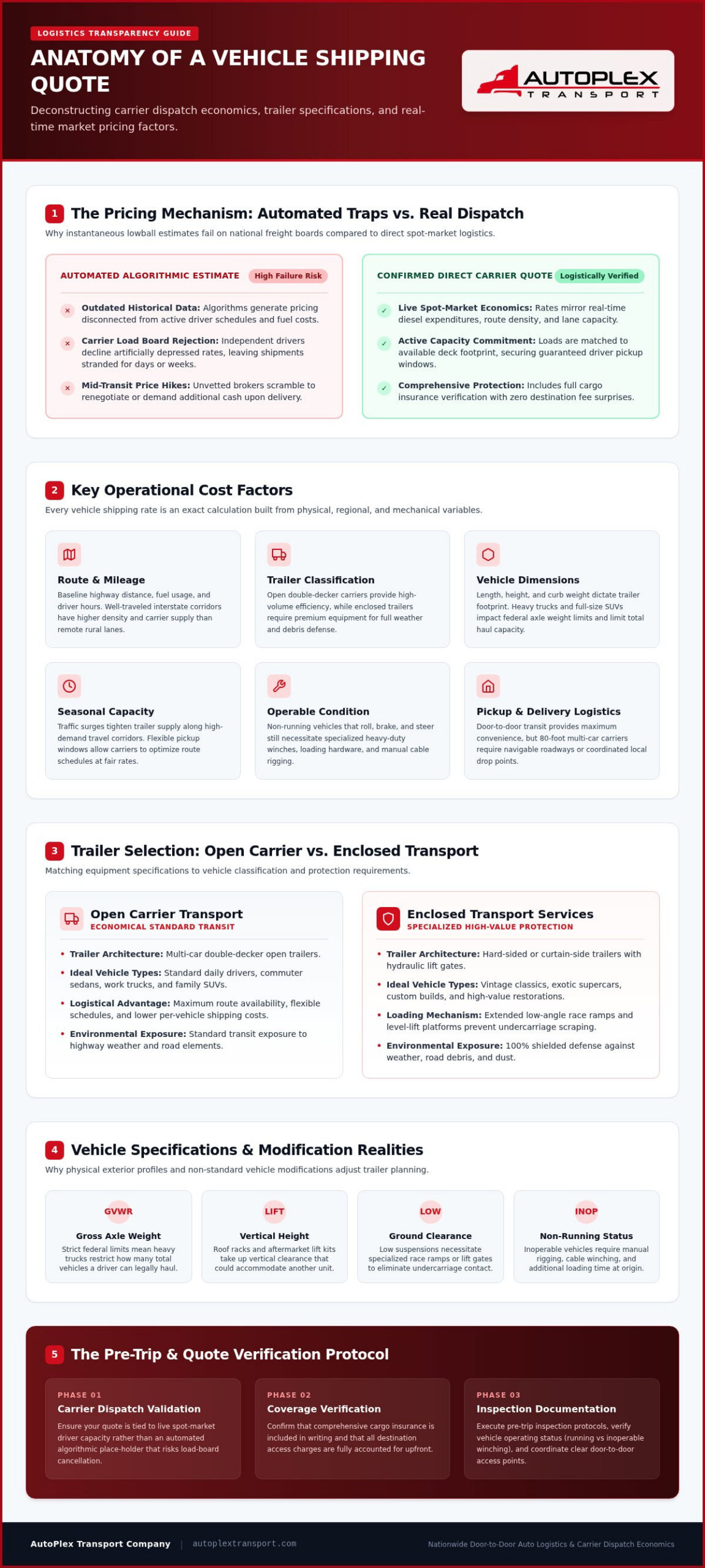 Vehicle Shipping Quote Guide: Understanding Costs and Line Items in 2026