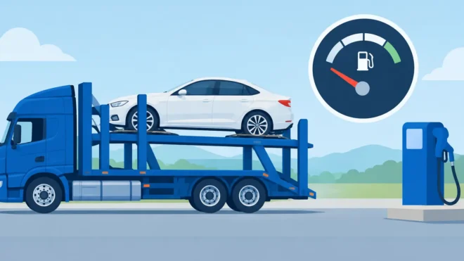 Car Shipping Fuel Level: How Much Gas to Leave